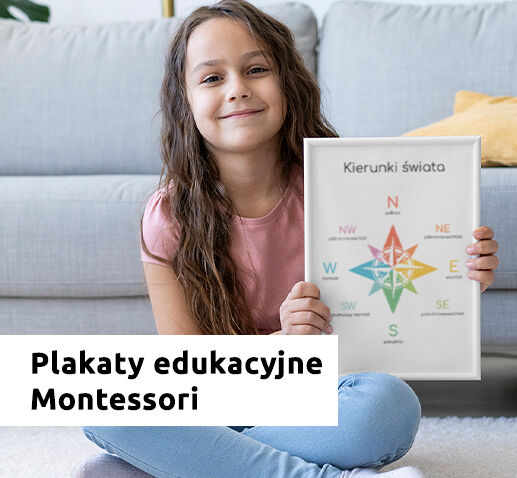 Plakaty Montessori dla dzieci